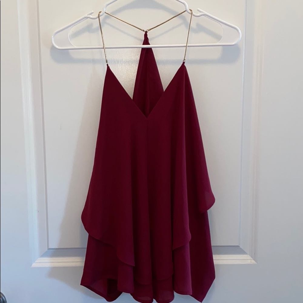 Express Camisole Top. Size S. Color Wine